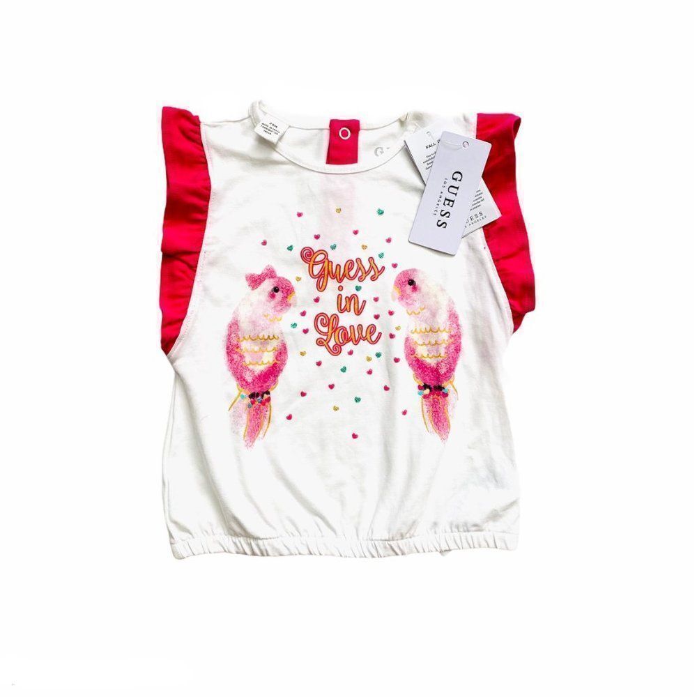 GUESS 2-Piece Ruffle Parrot Print Set - Picture 2 of 4